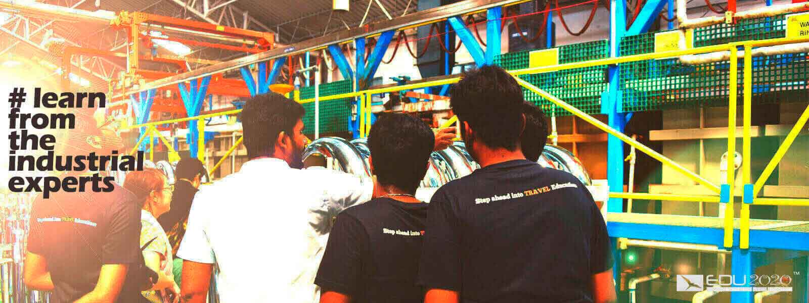 Come on board a stimulating industrial visit