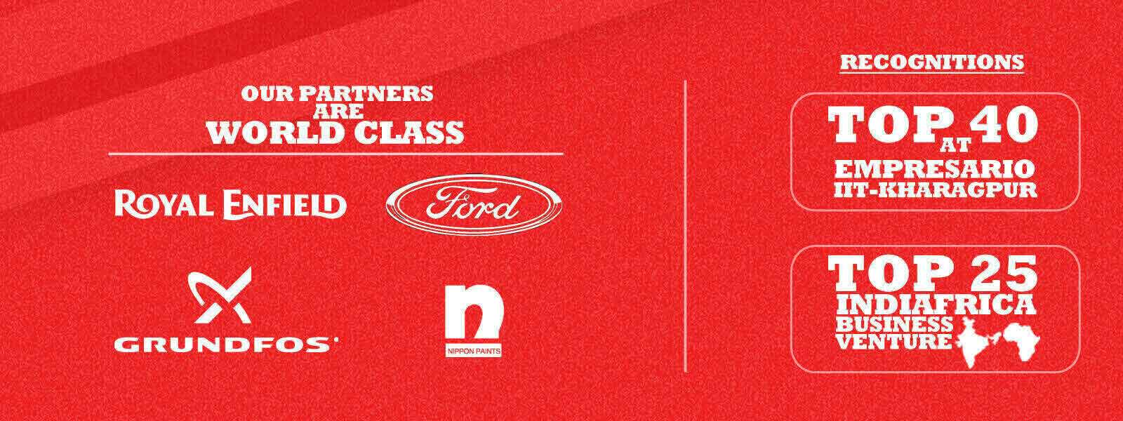 We have collaborated with some of the biggest names in the industry