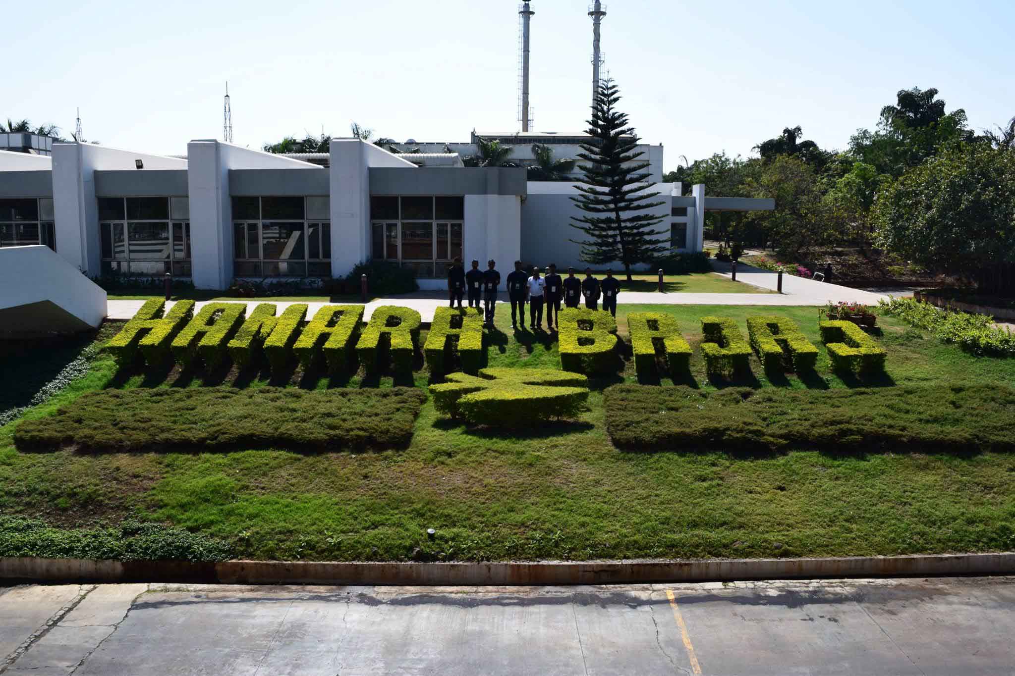 The beautiful landscape of the Bajaj Auto, Chakan plant