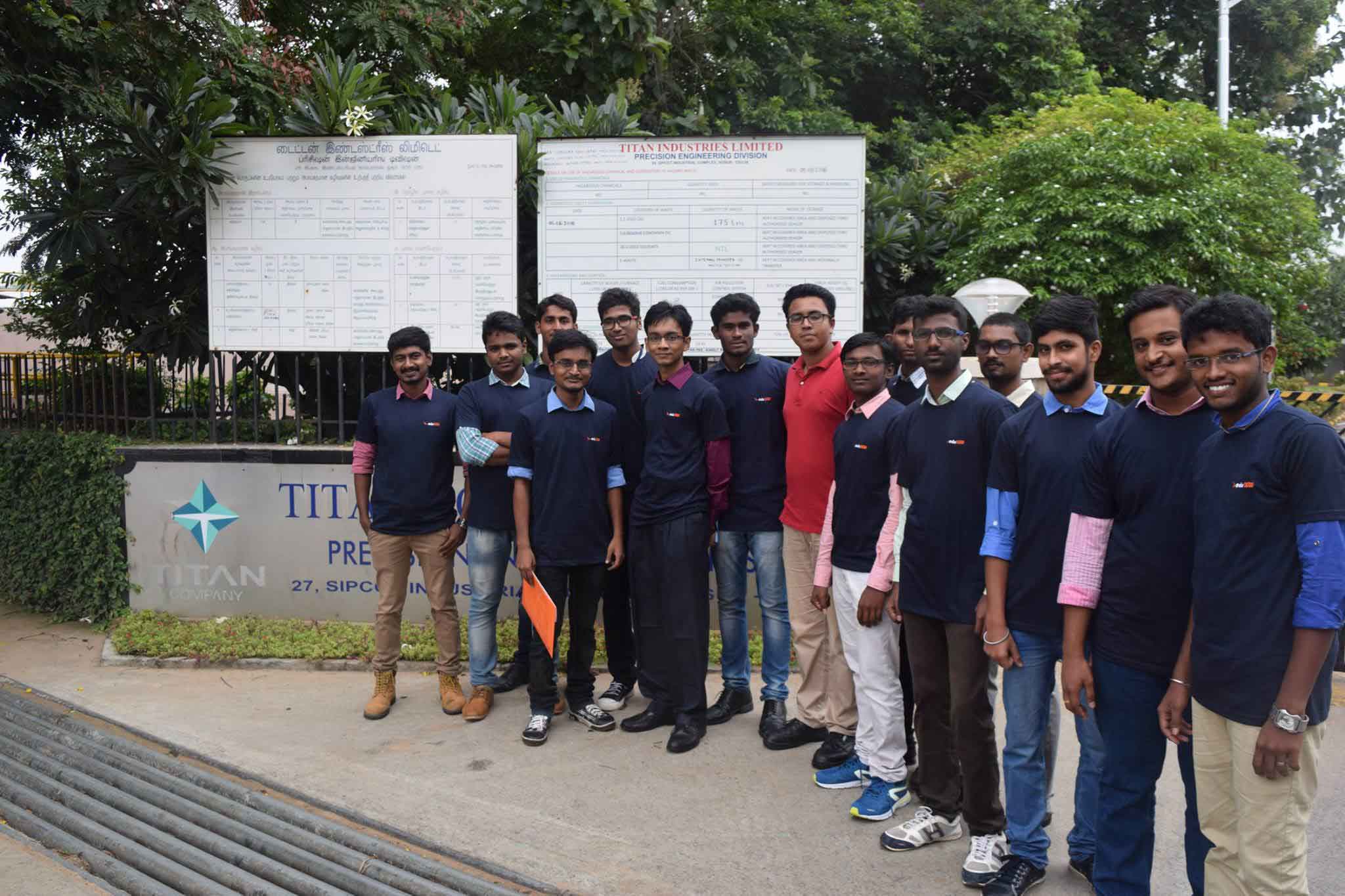 Industrial visit for college students